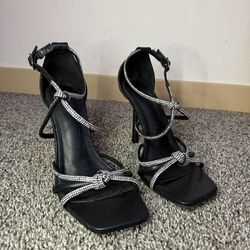 Bling Strapped Heels