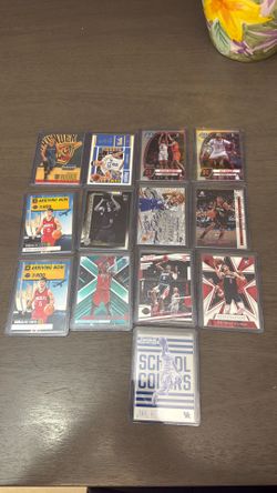 Lot Of 13 Rookie Cards (domontas Sabonis, Lonzo Ball,Jalen Green,Jamal Murray, Yang Hansen,Reed Sheppard.)