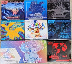Pokemon Elite Trainer Boxes ETBs