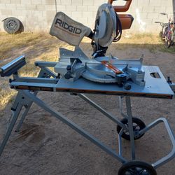 Ridgid Compound Miter Saw W/stand