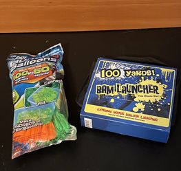 Water Balloon Launcher And Water Balloons 