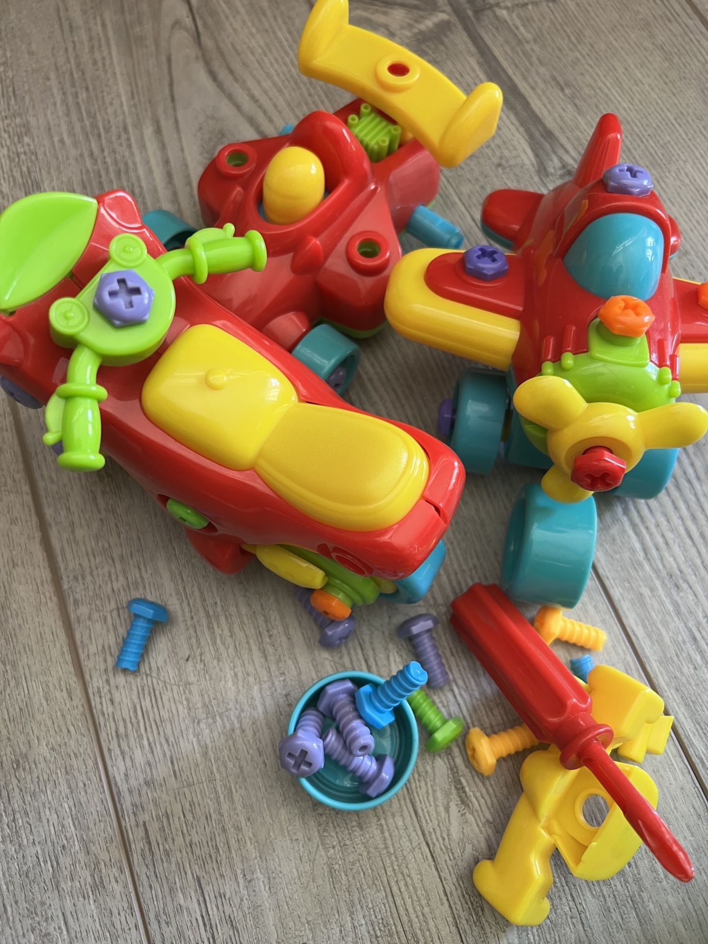 Toy Screw And Toy Tool