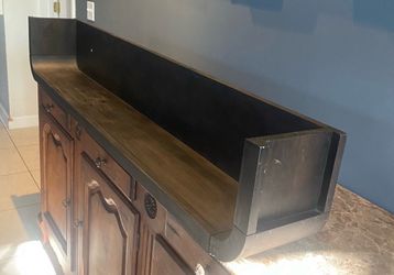 Thick Wood Floating Shelf / Console Table