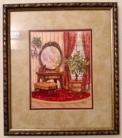 These 2 Glowing with warmth PAINTINGS for $12 each