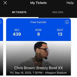 Chris Brown Tickets