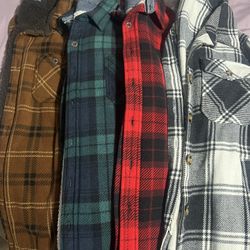 Flannel Shirts/shackets $20 Each or OBO