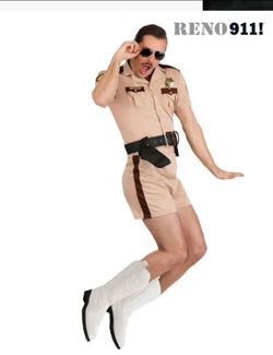 Men's Reno 911 Lt. Dangle Costume