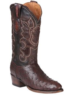 Bota vaquera original avestruz exótico