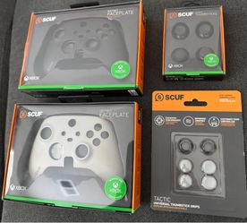 Xbox Series X/S Scuf Instinct Pro Faceplates, Scuf Instinct Pro Thumbsticks & Tactic Universal Thumbstick Grips!