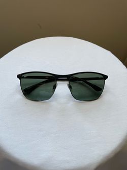 Ray-Ban RB3686 Chromance Glass Polarized Sunglasses - Matte Black/Dark Gray Classic Chromance