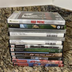 PS2 and Xbox Games Bundle Lot
