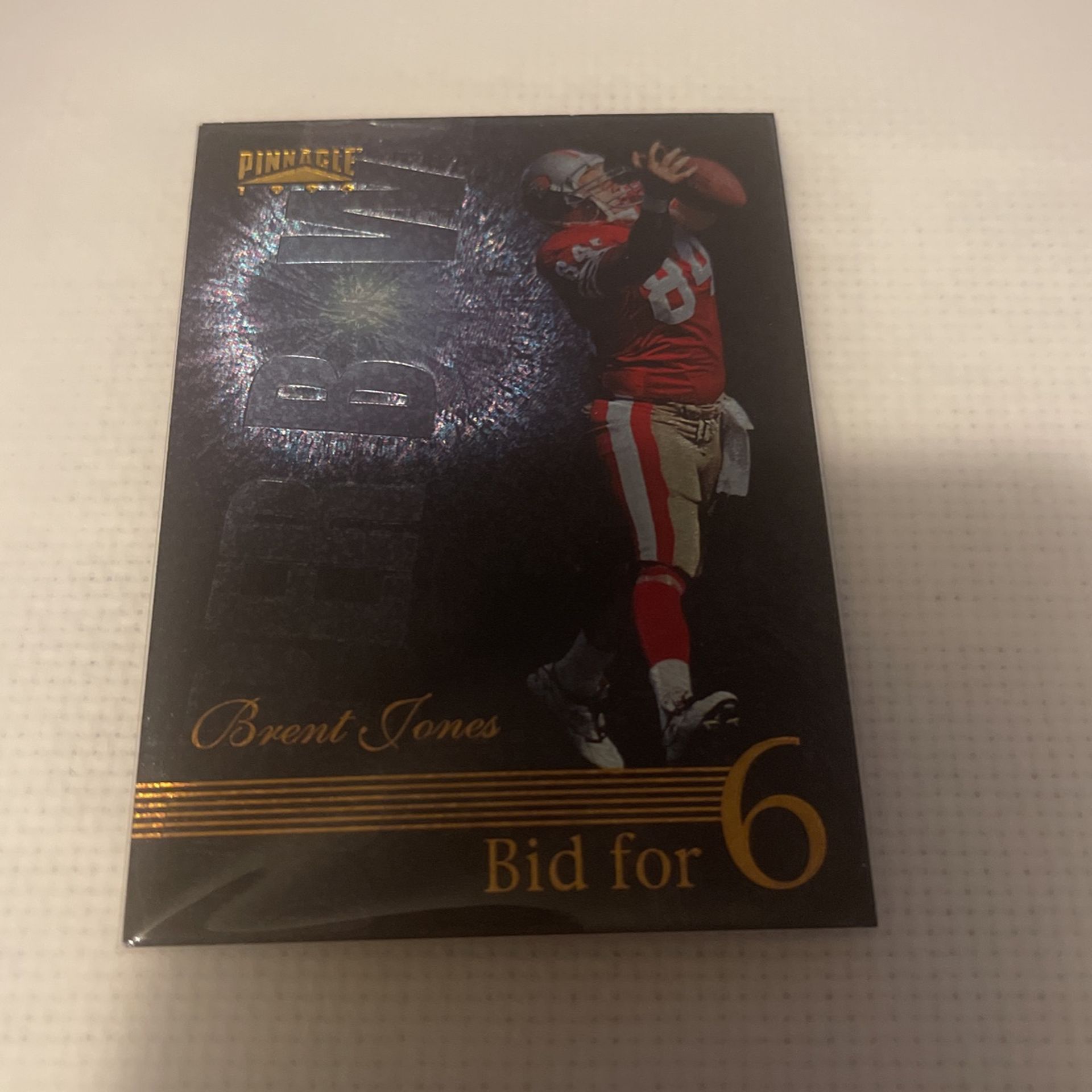 Football Pinnacle 1996 Brent Jones #194