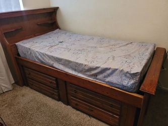 Twin Captian Bed and Dresser