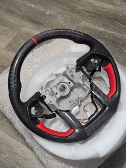 BRAND NEW 2022-2026 Toyota Tundra Tacoma 4Runner Real Carbon Fiber Steering Wheel W/ Heated Function