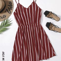SHEIN Striped Cami Dress