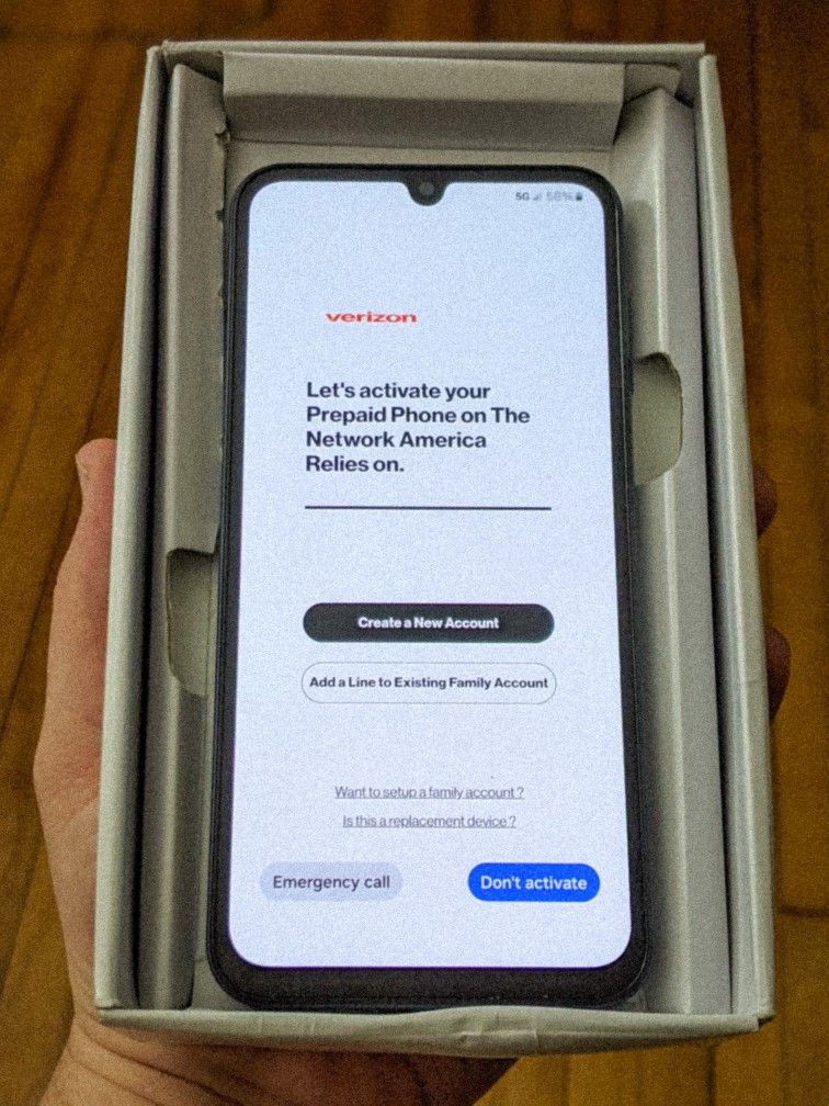 Samsung A15 5G 64 GB - Verizon Prepaid