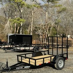 New 5x8 HD Utility Trailer 