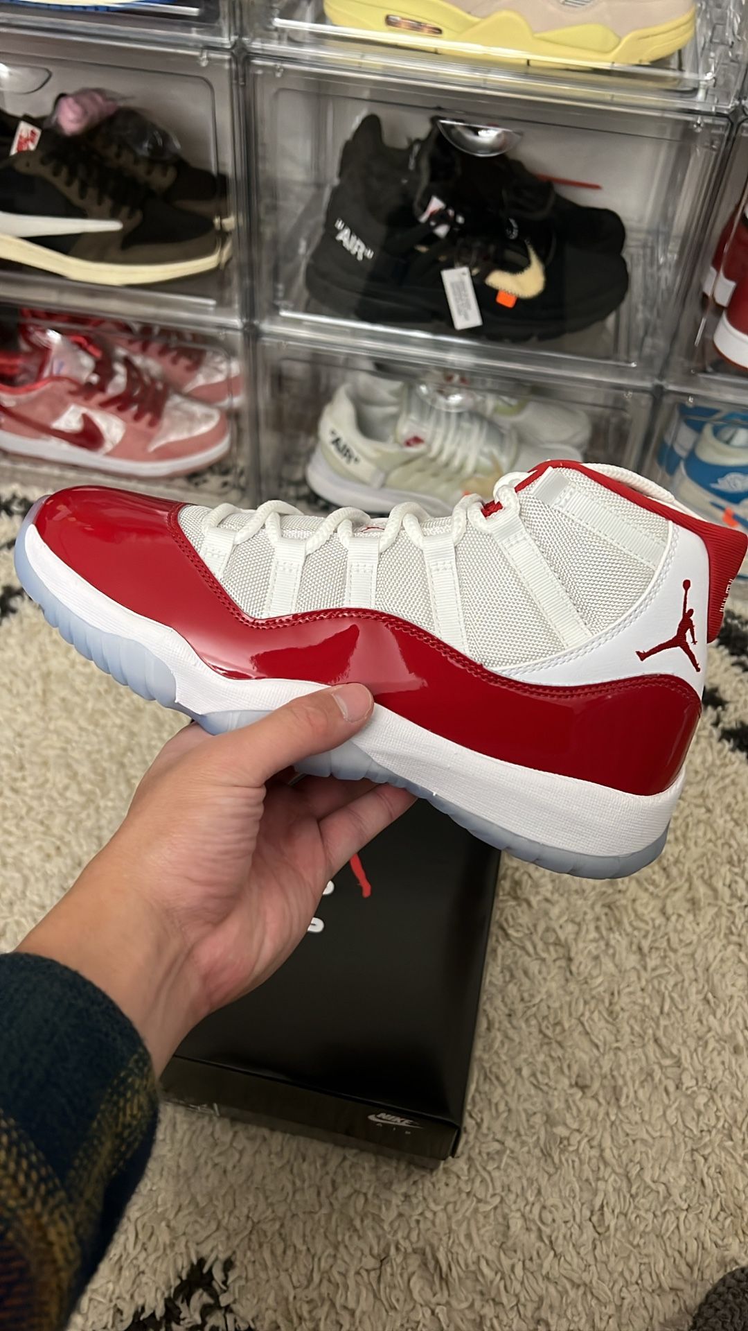 Air Jordan 11 Retro “Cherry” sizes 10C, 6Y, 8, 9.5, 11.5, 12