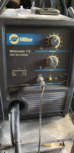 Miller 175 230V wire welder