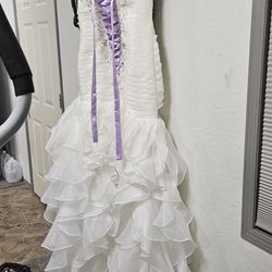 High to Low (Wedding, Dance, Halloween or Custom) Dress w/2 Dress Bags (if wanted/requested) *PRICE REDUCED*