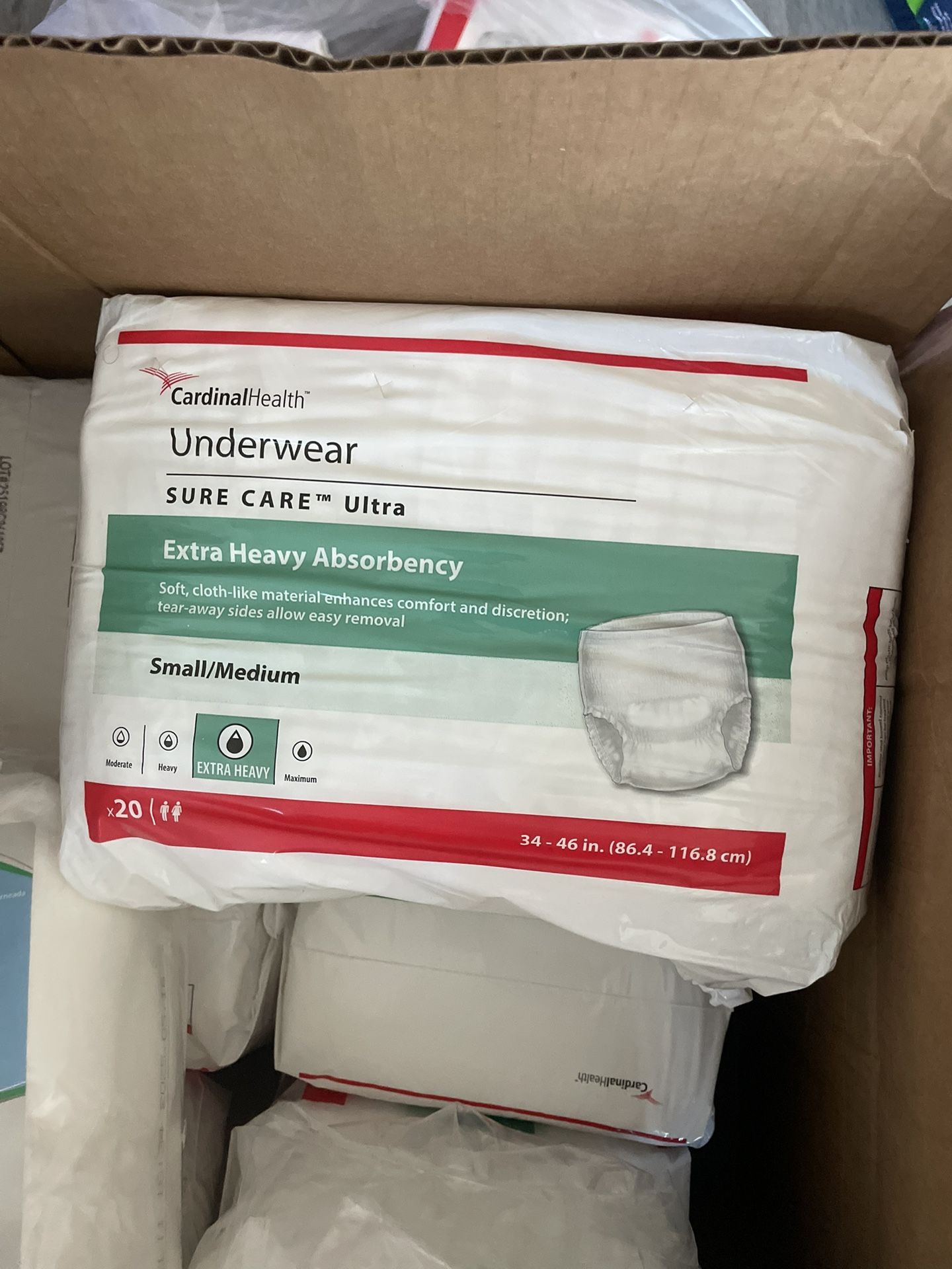 Cardinal Health Underwear Size Small/medium