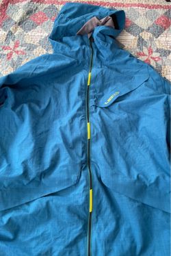 Lib Tech Ski Snowboard blue winter sports shell jacket zipper men’s sz XL