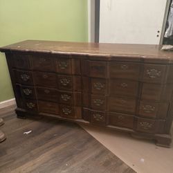 Wood Dresser Vintage 