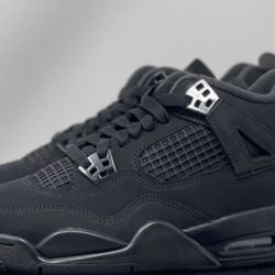 Retro 4 Black Cat Size 5y