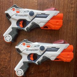 2 Nerf Laser Guns