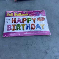 Happy Bday Balloons 100 Pieces For $80