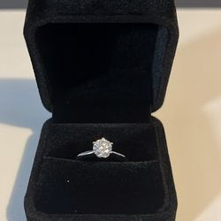 1CT VVS1 Moissanite Ring
