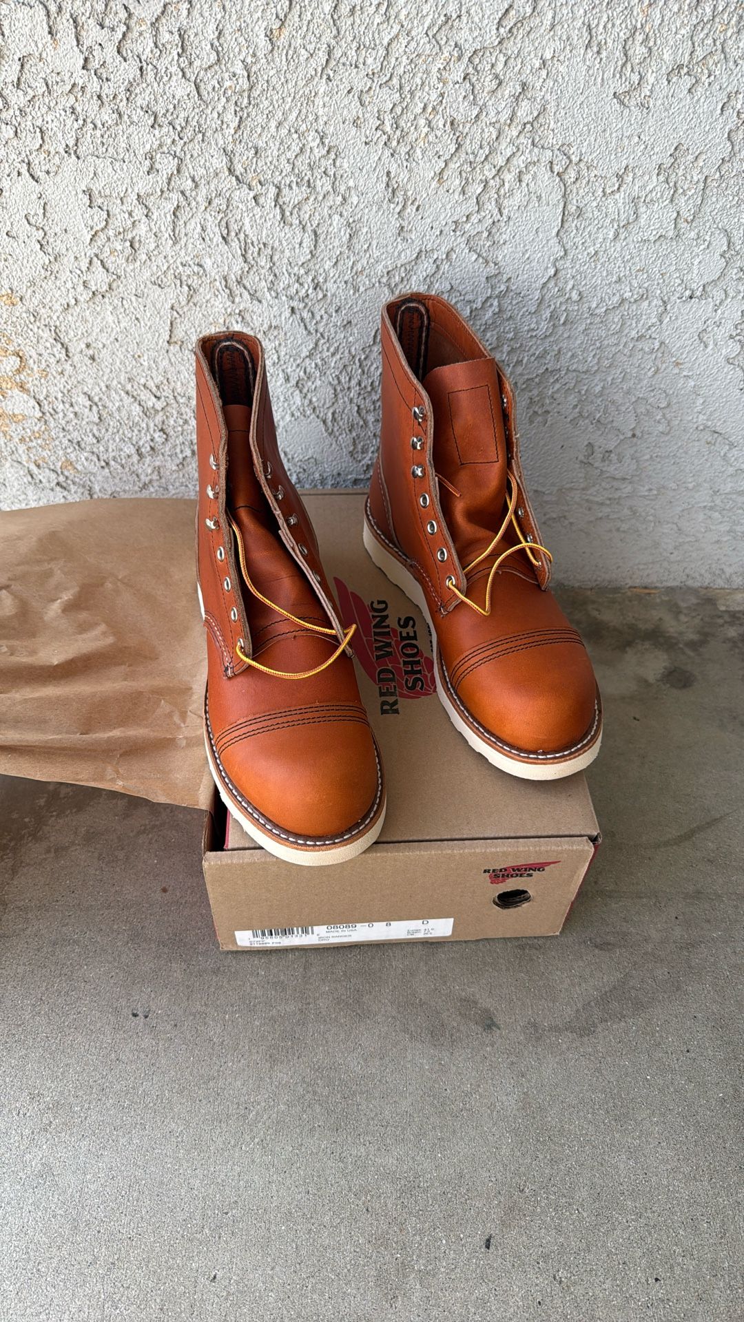 Red Wing Men’s Boots Size 8