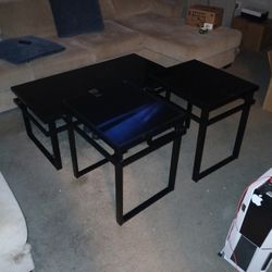 Coffee Table And 2 Side Tables