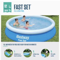 Best way 12 x 30 fast set pool