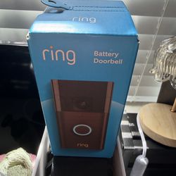 NEW SEALED  ring doorbell camera