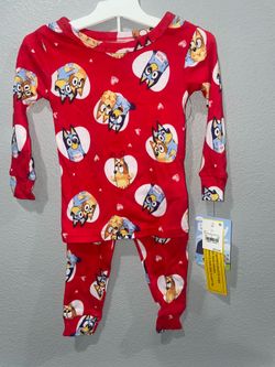 New BLUEY Boy Or Girls Pajamas Set Size 2T