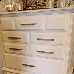 Solid Wood White Dresser