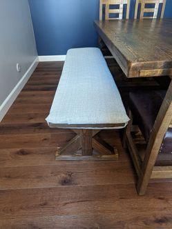Dining table chairs and benches