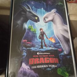 Framed How To Train A Dragon "The Hidden World" Full Size Poster