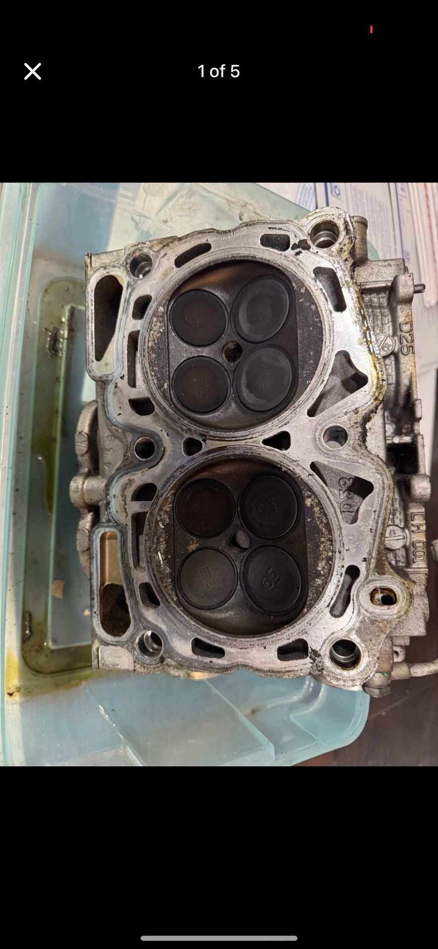 08-15 Passenger Side Cylinder Head Subaru Wrx