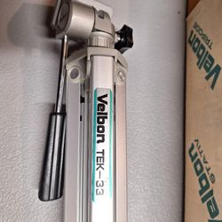 Vintage Velbon Tek-33 Camera Tri- Pod With Box