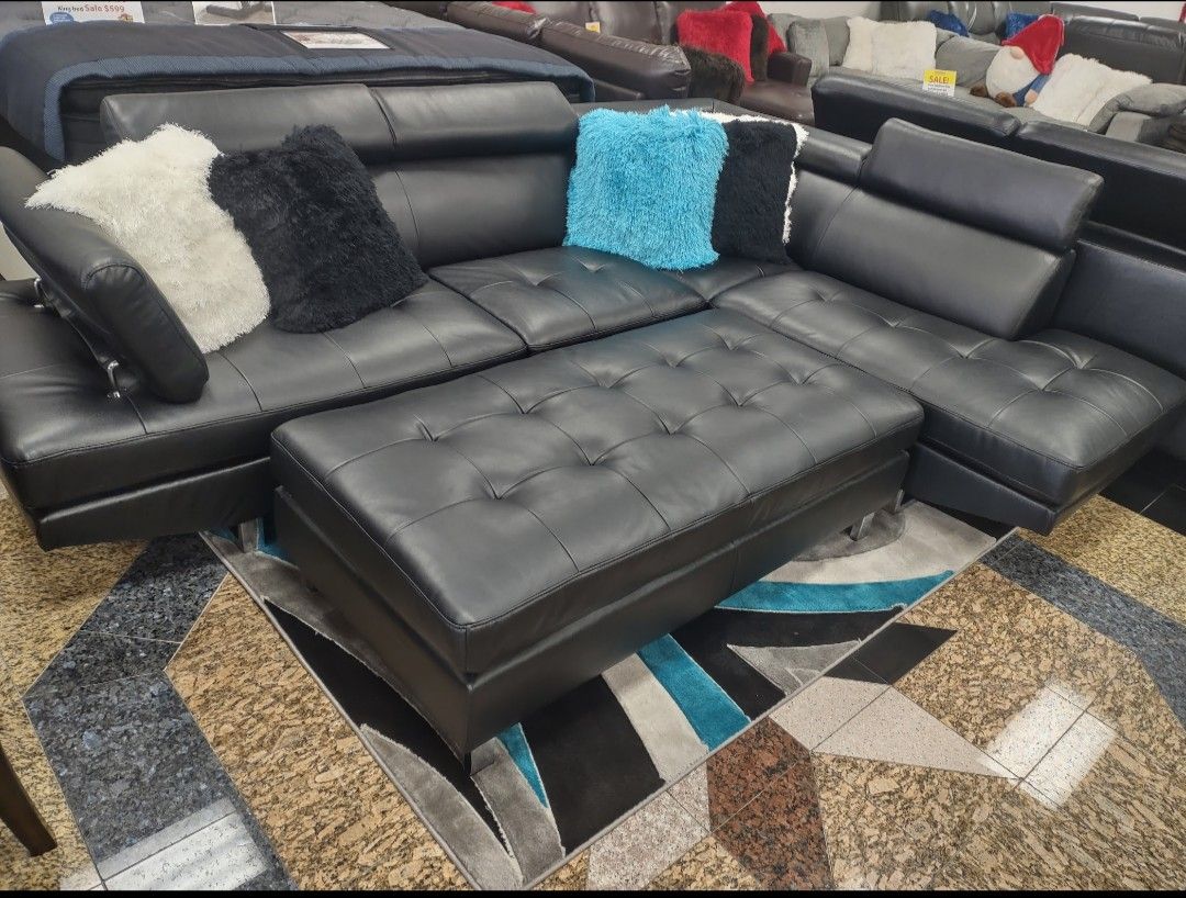 MODERN SOFA WITH ADJUSTABLE HEADRESTS!!!TEXT 30777 TO 22462 FOR $50 DOWN!!!