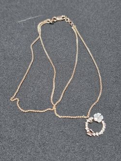 Custom 2 Row Rose Gold Anklet (14KR)
