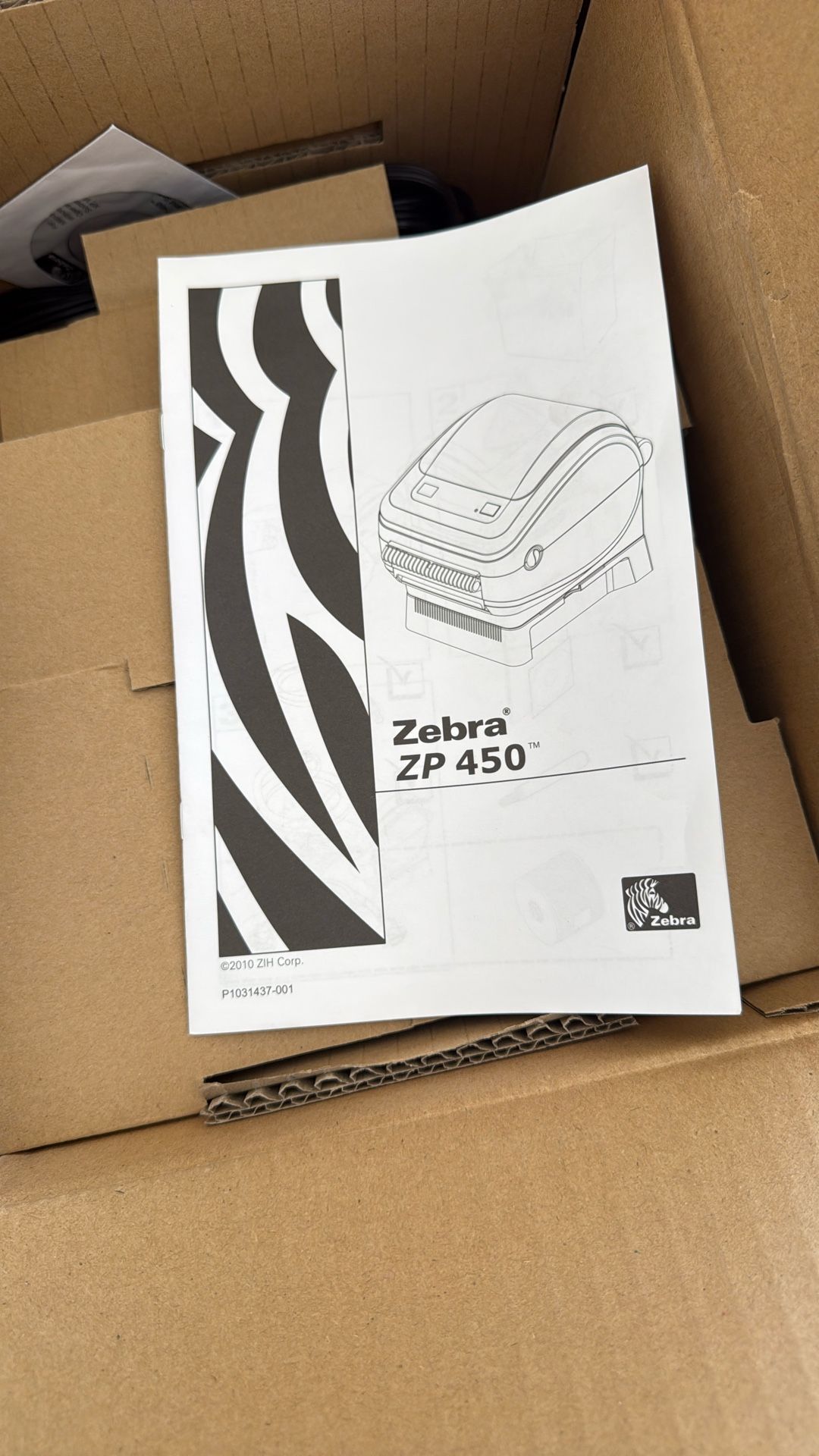 Brand New Never Used Zebra Zp450 Printer