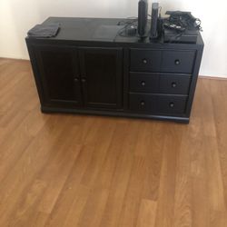 Wooden TV Stand With Storage