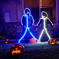 LED Light Stick Man Costume