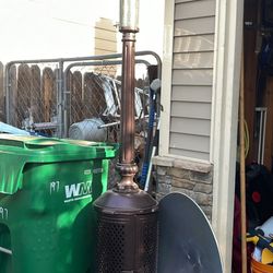 Cast iron outdoor heater