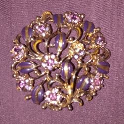 Purple Brooch