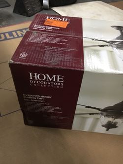 Home decorator collection in/out door Ceiling Fan