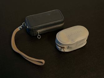 Vintage Mamiya-16 Automatic 16mm Subminiature Camera with Case, Strap and Minolta Folding Fan Flash